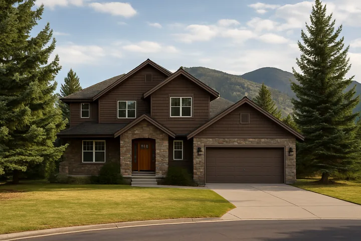 Illustrative Jeremy Ranch two-story long-term rental home